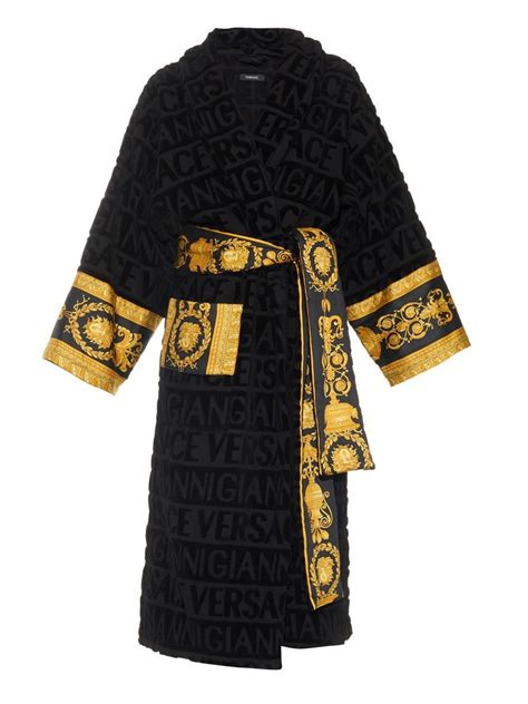 men versace robe cheap|versace dressing gowns for men.